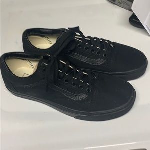 Black Old School Skate Shoes